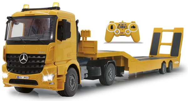 Camion Remolque Teledirigido de Plataforma Mercedes-Benz Arocs 1:20 2,4GHz Camion Remolque Teledirigido de Plataforma Mercedes-Benz Arocs 1:20 2,4GHz